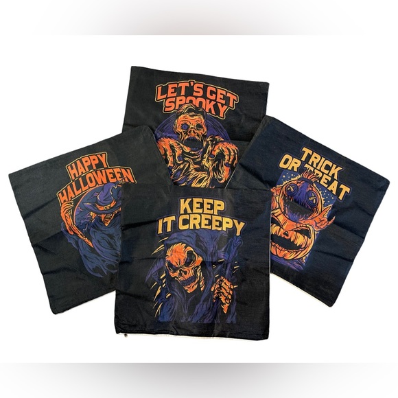 NEW Linen Spooky Pillow Cases (4) 👻 - Picture 7 of 7